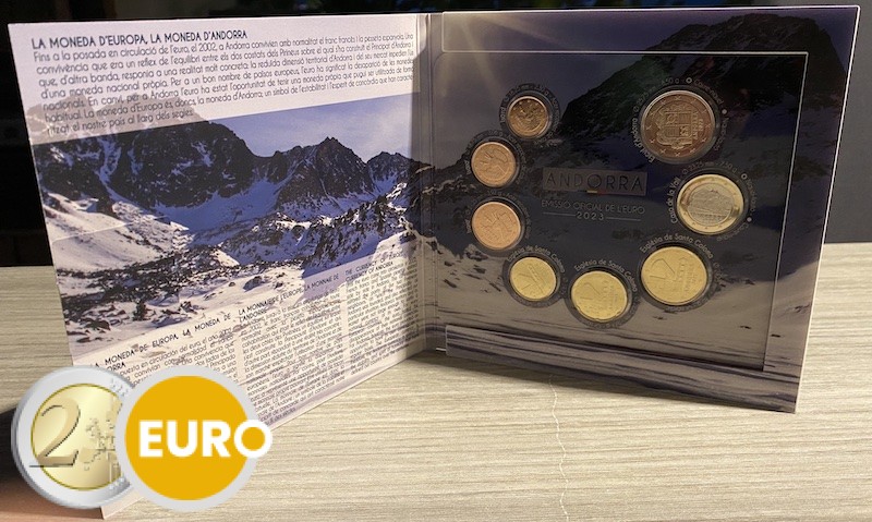 Série euro BU FDC Andorre 2023