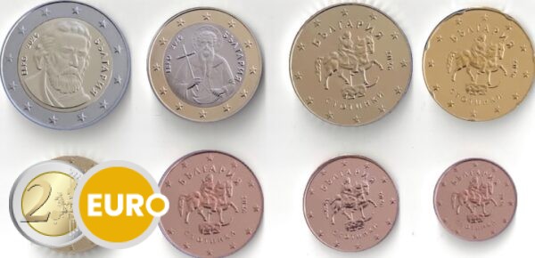 Serie de euro UNC Bulgaria 2026