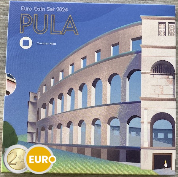 Euro set BU FDC Kroatië 2024 Pula