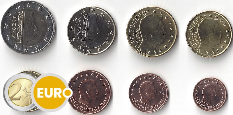 Série euro UNC Luxembourg 2024