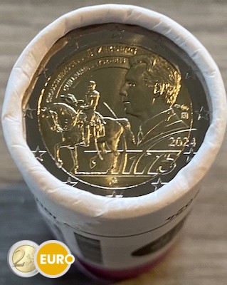 Roll 2 euro Luxembourg 2024 - 175 years death of Grand Duke William II