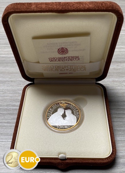 10 euro Vatican 2023 - Benedict XVI BE Proof Silver gold
