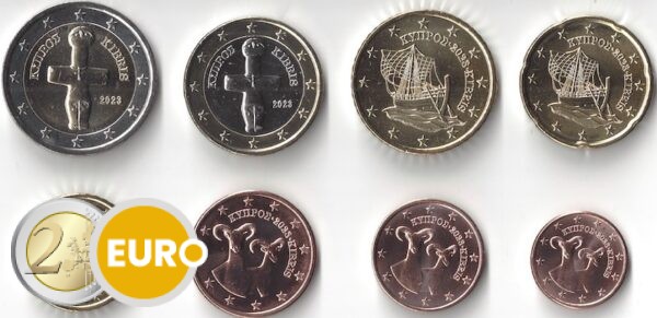 Serie de euro UNC Chipre 2024