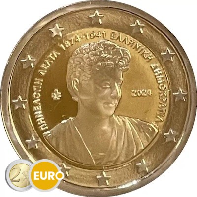 2 euros Grèce 2024 - Penelope Delta UNC