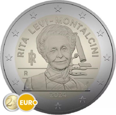 2 euros Italie 2024 - Rita Levi-Montalcini BE Proof