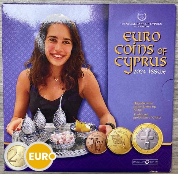 Serie de euro BU FDC Chipre 2024 - Profesiones tradicionales