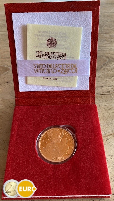 20 euros Vatican 2024 - Saint Pierre et le Coq BE Proof cuivre