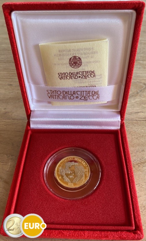 5 euros Vatican 2024 - Francesco Petrarca BE Proof
