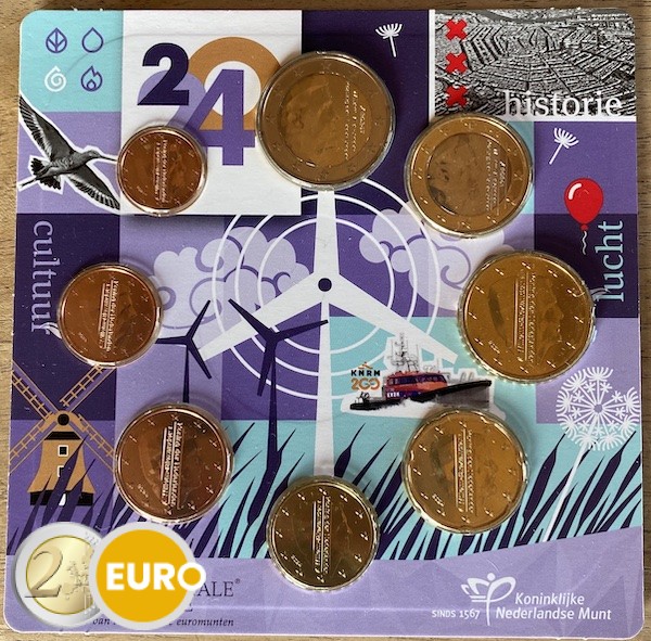 Serie de euro UNC Países Bajos 2024 Aire