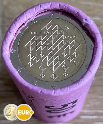 Roll 2 euro Lithuania 2024 - Straw gardens