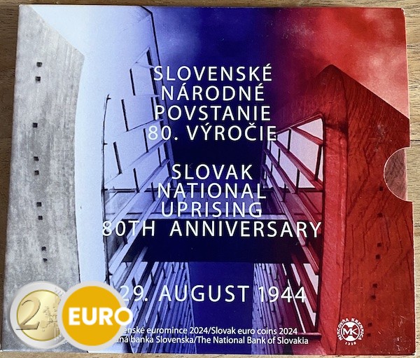 Serie de euro BU FDC Eslovaquia 2024 - Levantamiento Nacional Eslovaco