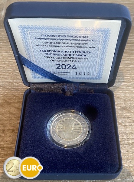 2 euros Grecia 2024 - Penelope Delta BE Proof