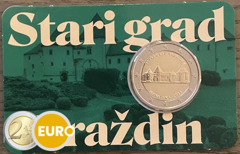 2 euros Croatie 2024 - Varaždin UNC Coincard