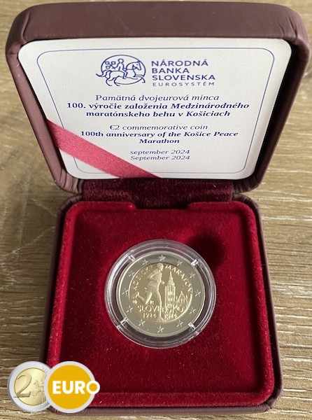2 euros Eslovaquia 2024 - Maratón Košice BE Proof