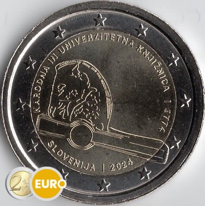 2 euros Slovénie 2024 - Bibliothèque Universitaire UNC