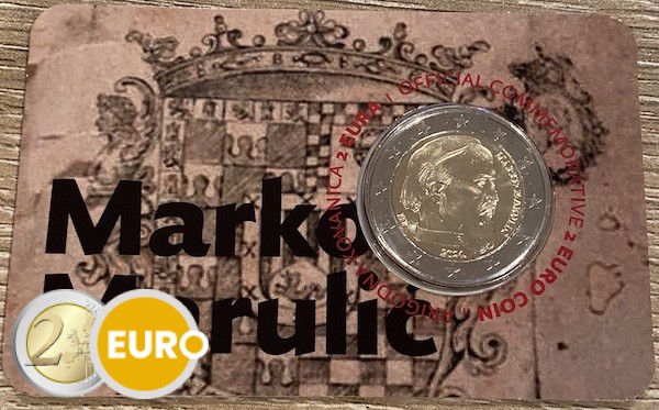 2 euros Croatie 2024 - Marko Marulic UNC Coincard