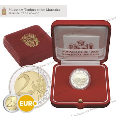 2 euros Monaco 2025 - Ancien fief des Baux BE Proof