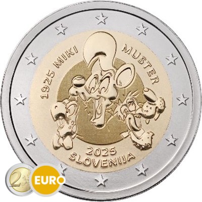 2 euros Slovénie 2025 - Miki Muster BE Proof