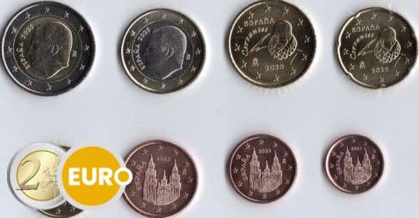 Euro set UNC Spain 2025