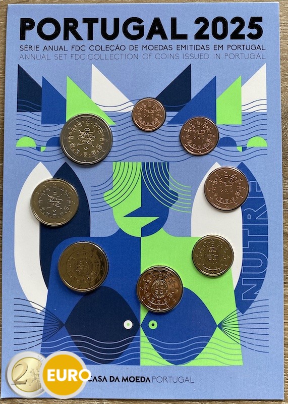 Euro set BU FDC Portugal 2025