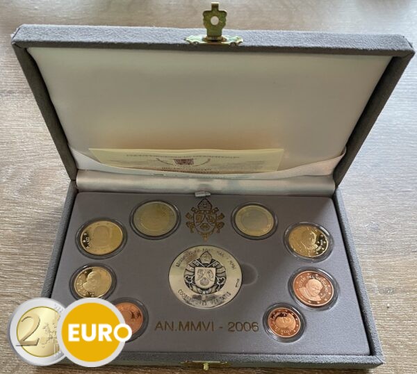 Euro set BE Proof Vatican 2006 + Silver medal Matthew