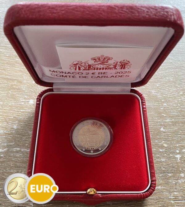 2 euros Monaco 2025 - Ancien fief du Carladès BE Proof