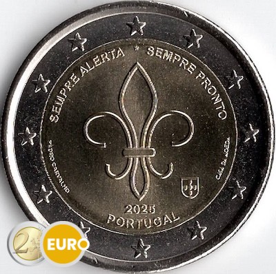 2 euros Portugal 2025 - Scoutisme et Mouvements de Jeunesse UNC