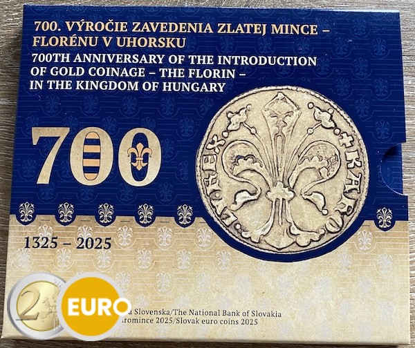 Série euro BU FDC Slovaquie 2025 - Florin d'or