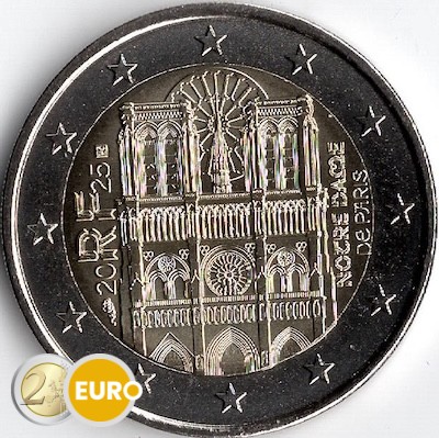 2 euros France 2025 - Notre Dame de Paris UNC