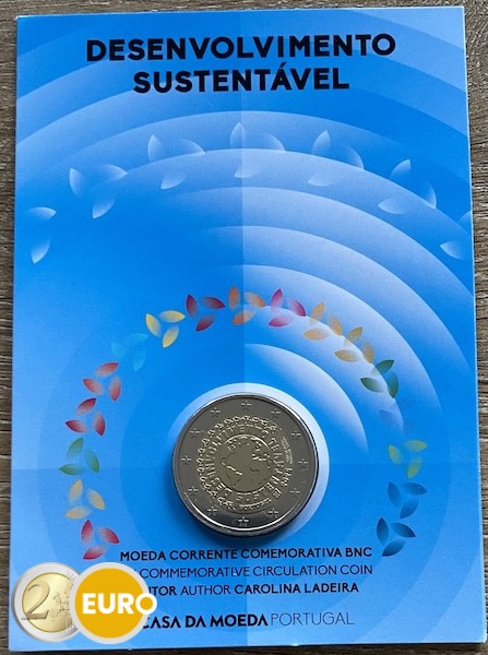 2 Euro Portugal 2025 - Nachhaltige Entwicklung Stgl. Coincard