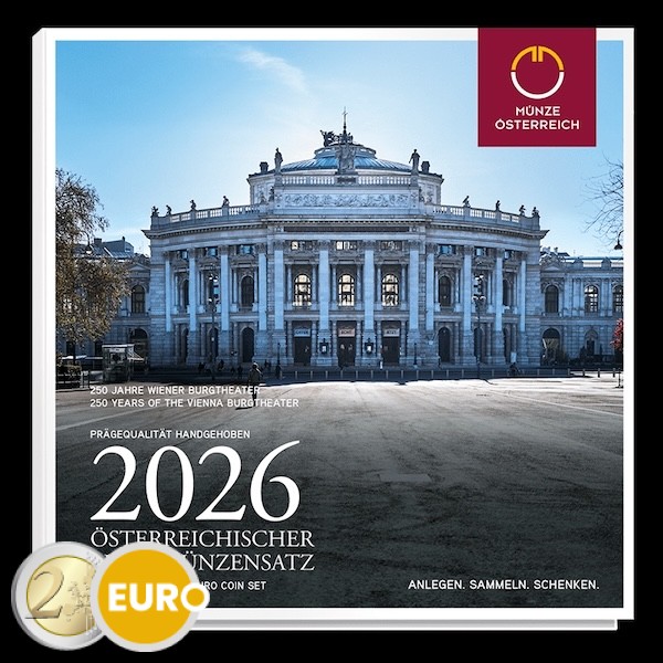 Série euro BU FDC Autriche 2026