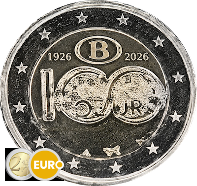 2 euros Belgique 2026 - SNCB UNC