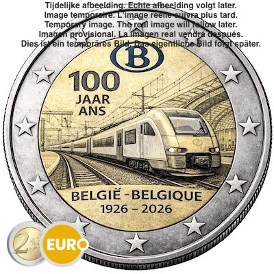 2 euros Belgique 2026 - SNCB BE Proof