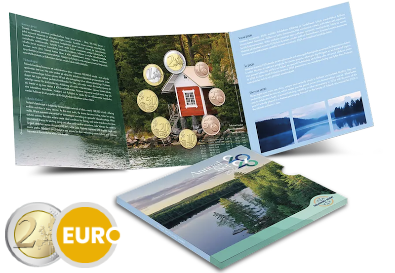 Série euro BU FDC Finlande 2026 Les lacs finlandais
