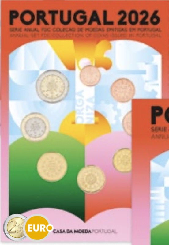 Série euro BU FDC Portugal 2026
