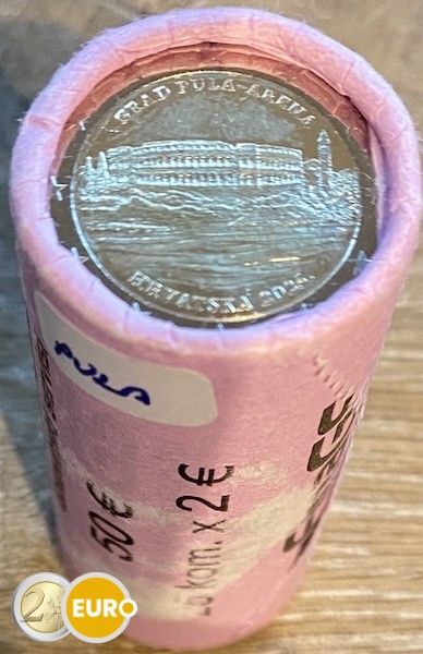 Rouleau 2 euros Croatie 2025 - Amphithéâtre de Pula