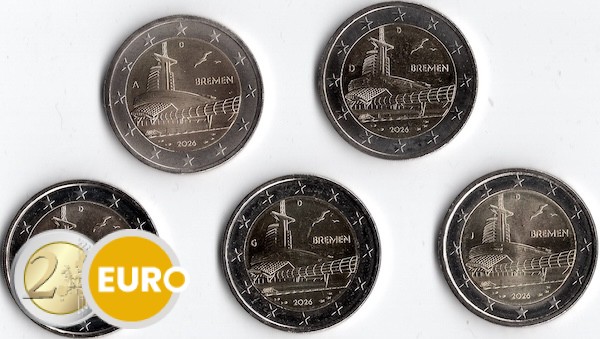 2 euros Allemagne 2026 - ADFGJ Brême Maison du climat UNC