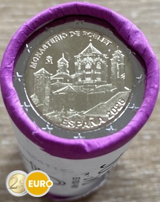 Rouleau 2 euros Espagne 2026 - Monastère de Poblet