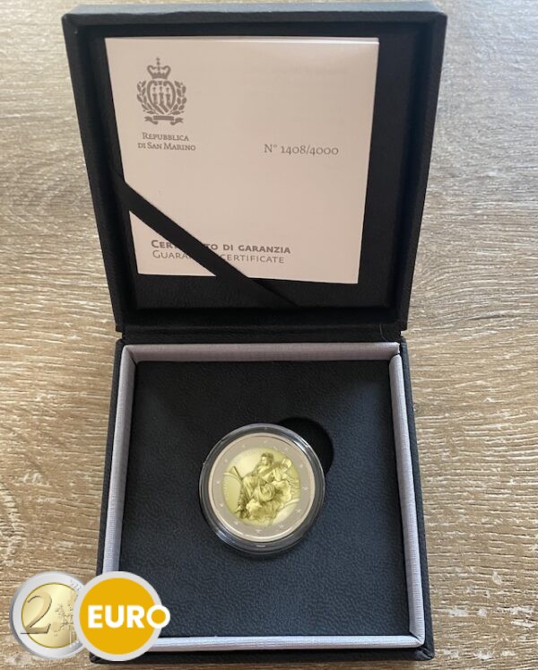 2 euros San Marino 2026 - Tiziano Tiziano Vecellio BE Proof Inverso