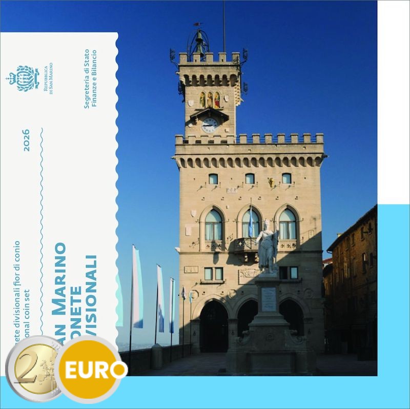 Série euro BU FDC Saint-Marin 2026