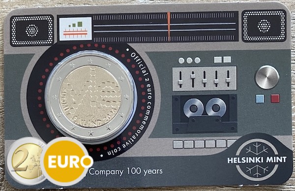 2 euros Finlande 2026 - Radiodiffusion finlandaise Yleisradio BU FDC Coincard EN