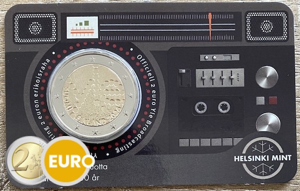2 euros Finlande 2026 - Radiodiffusion finlandaise Yleisradio BU FDC Coincard FI / SE