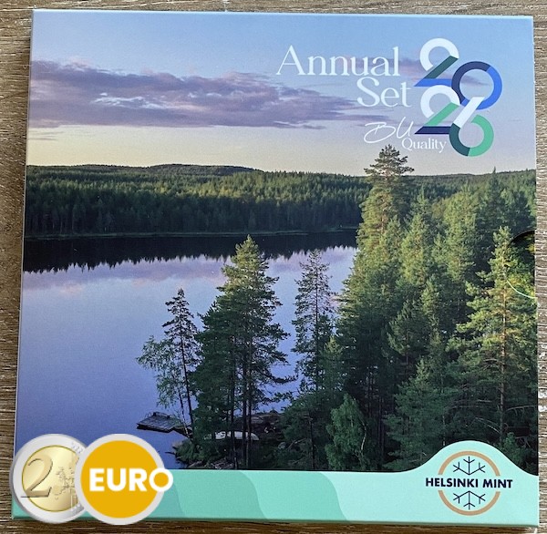 Série euro BU FDC Finlande 2026 Les lacs finlandais