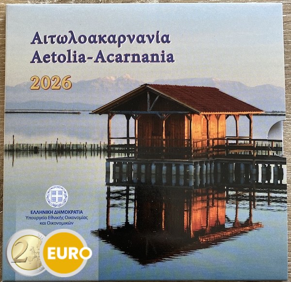 Série euro BU FDC Grèce 2026 Nome d'Étolie-Acarnanie