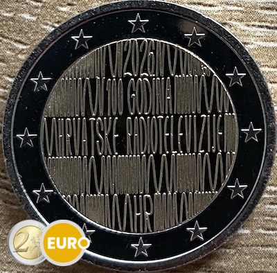 2 euros Croatie 2026 - Radio croate BE Proof