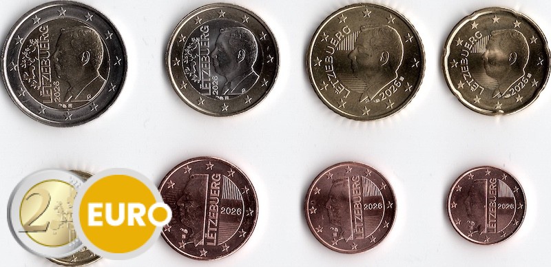 Série euro UNC Luxembourg 2026