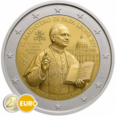 2 euros Vatican 2026 - Magistère BU FDC