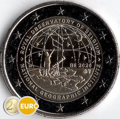 2 euros Belgique 2026 - Institut géographique national et Observatoire royal UNC