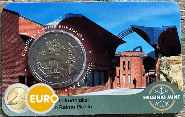 2 euros Finlande 2026 - Raili et Reima Pietilä BU FDC Coincard FI / SE