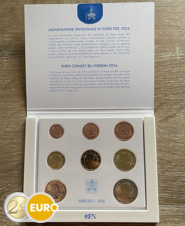 Série euro BU FDC Vatican 2026